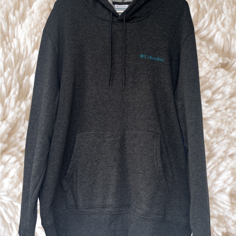 Columbia Men's Charcoal Hoodie Sweater - Picture 5 of 7